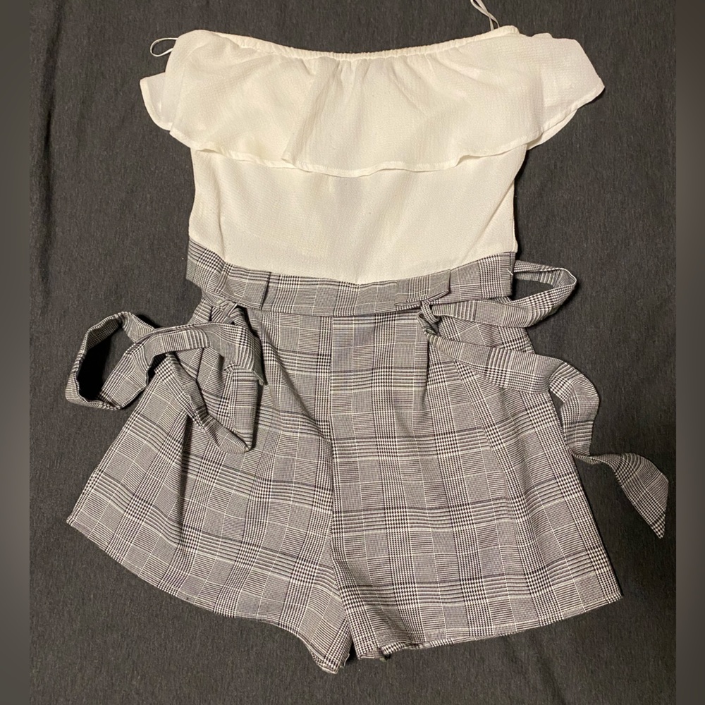 Strapless Romper